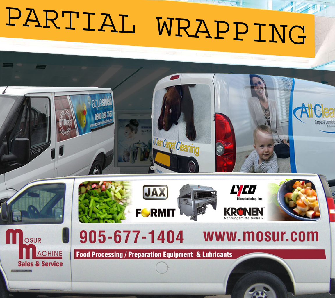 Partial Wrap & Vinyl Lettering